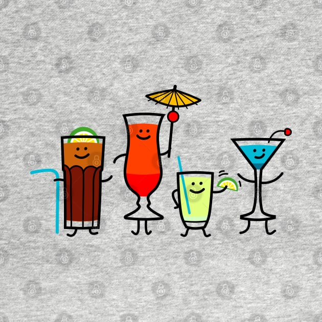 Funny cocktail friends by spontania